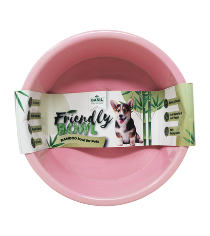 Basil Bamboo Bowl for Dog ( Medium)