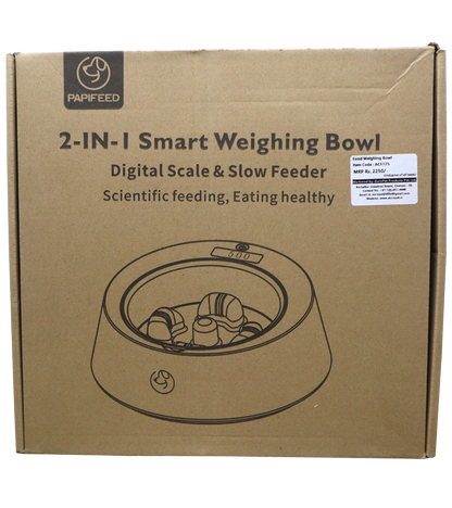 Food Weighing Bowl