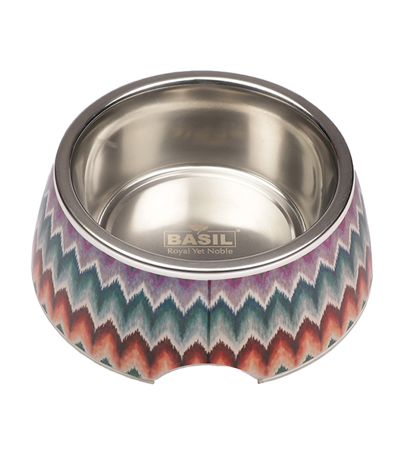 Basil Printed Melamine Bowl (Small)