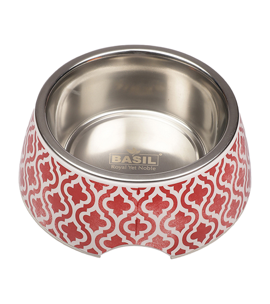 Basil Printed Melamine Bowl (Large)