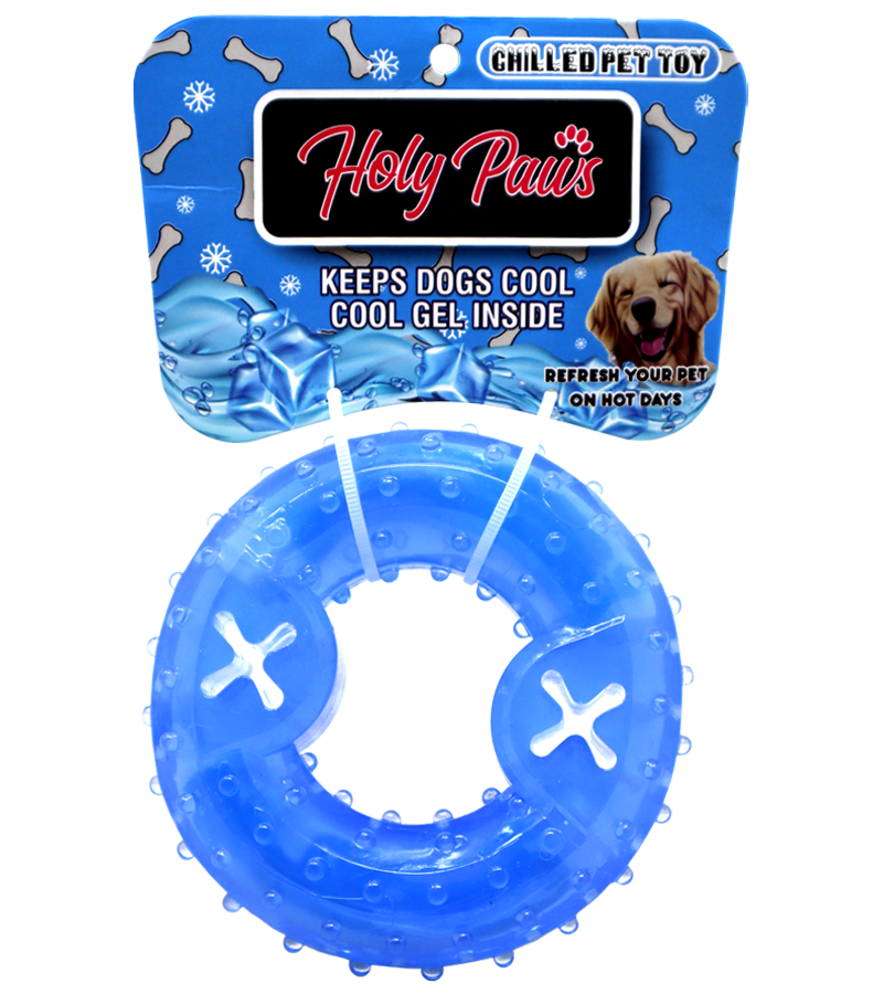 Holy Paws Cool Ring With Treat Dispenser