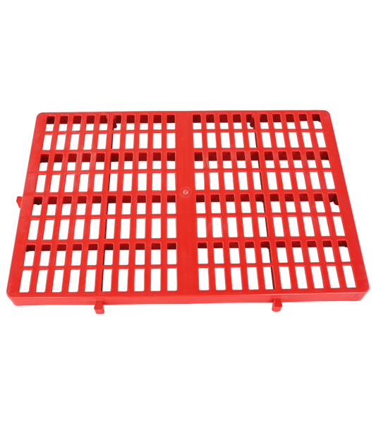 NI - Plastic Kennel Mat - (1ft*1.5ft) Red