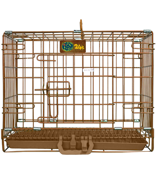 PlushMate Gold Standard Dog Cage - 18"