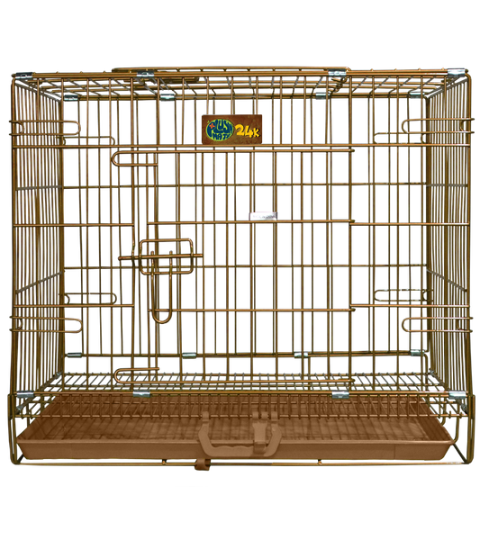 PlushMate Gold Standard Dog Cage - 24"