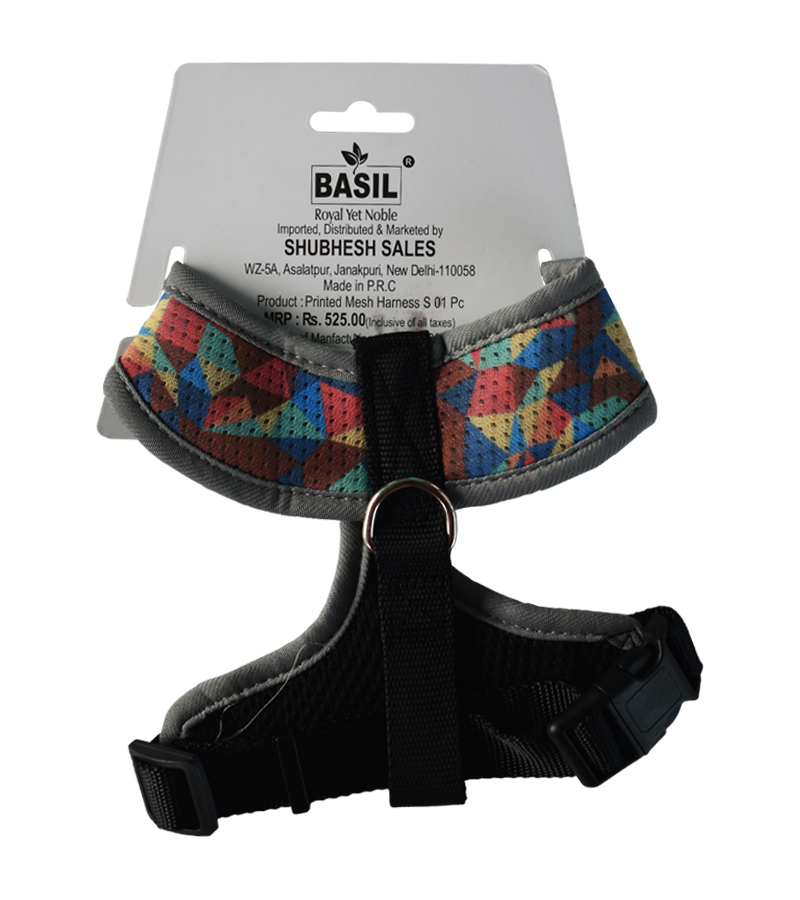 Basil Printed Mesh Harness (Small)