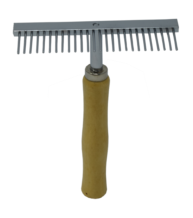 Wooden Handle Comb - T-Shape