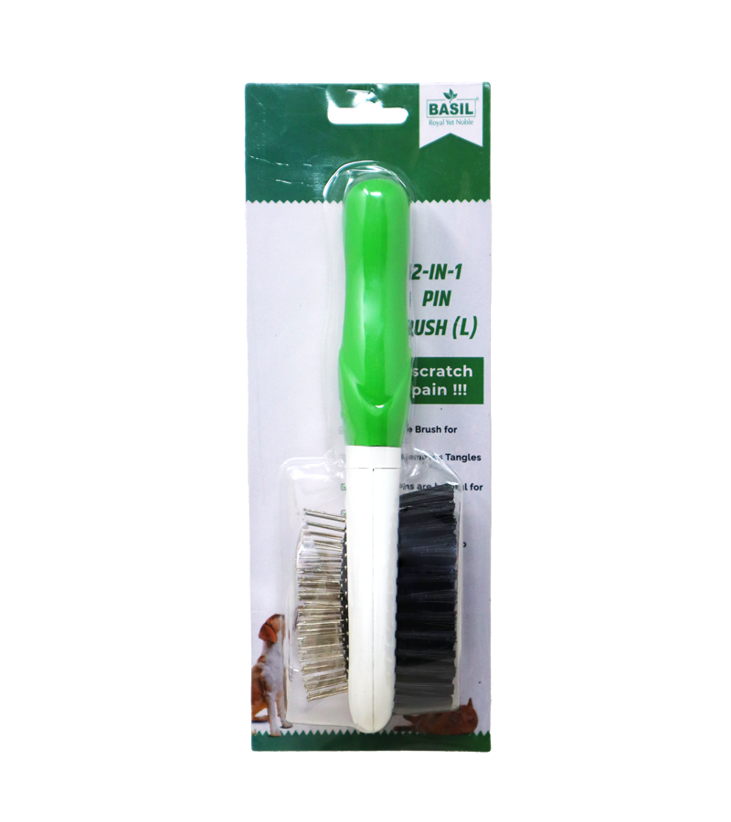 Basil Comb 2 in 1 Pin Brush (L)