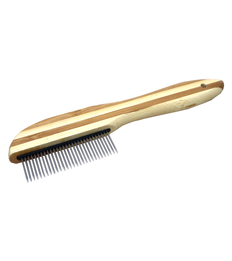 Bamboo Flat Handle Comb