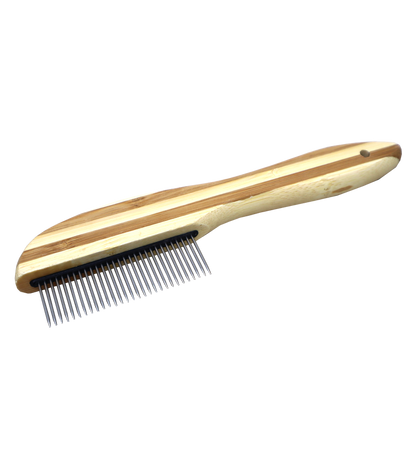 Bamboo Flat Handle Comb