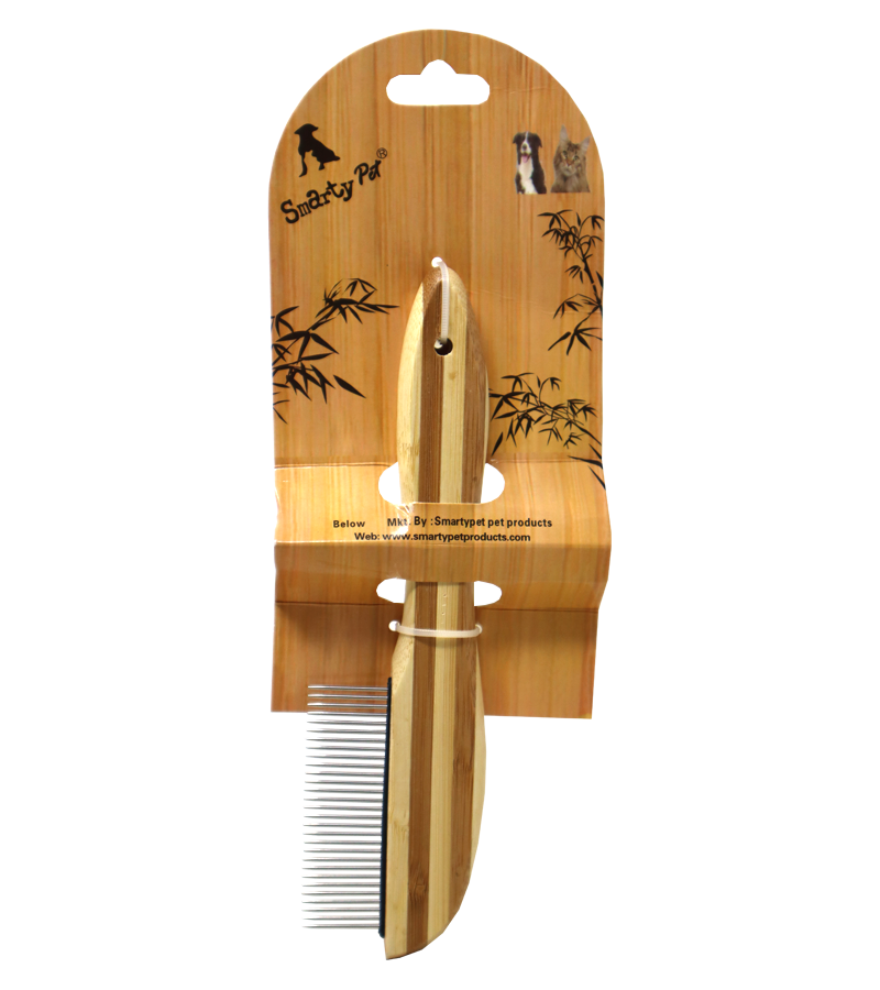 Bamboo Flat Handle Comb