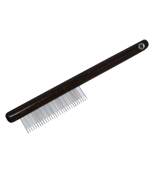 Bamboo Round Handle Comb (Short & Long Pin)