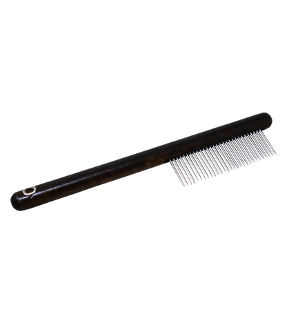 Bamboo Round Handle Single Comb