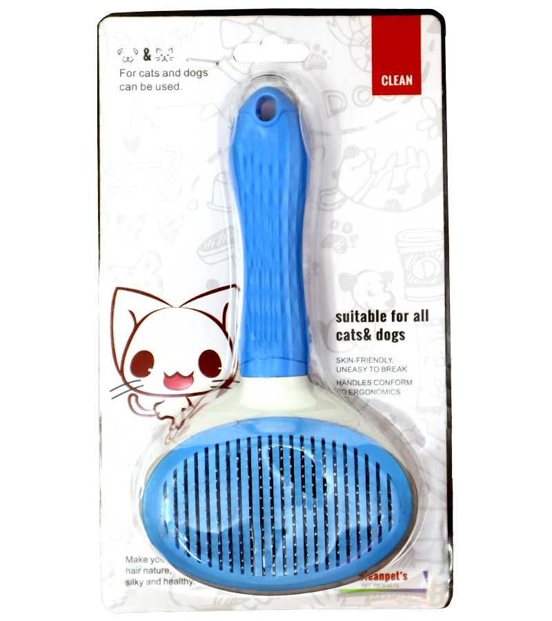 SPP Self Clean Sleeker Brush - Oval (Blister Pack)