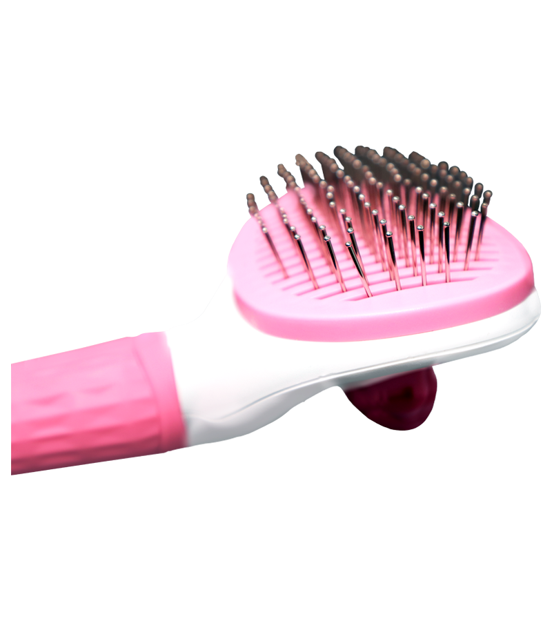 SPP Self Clean Sleeker Brush - Oval Thick Pin (Blister Pack)