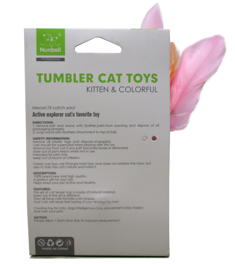 Nunbell Cat Tumbler Toy