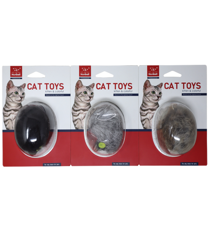 Nunbell Cat Toy-Fur Mouse Blister Pack