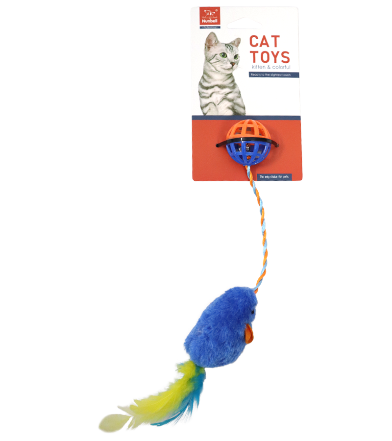 Nunbell Cat Toy Mouse W/ ball