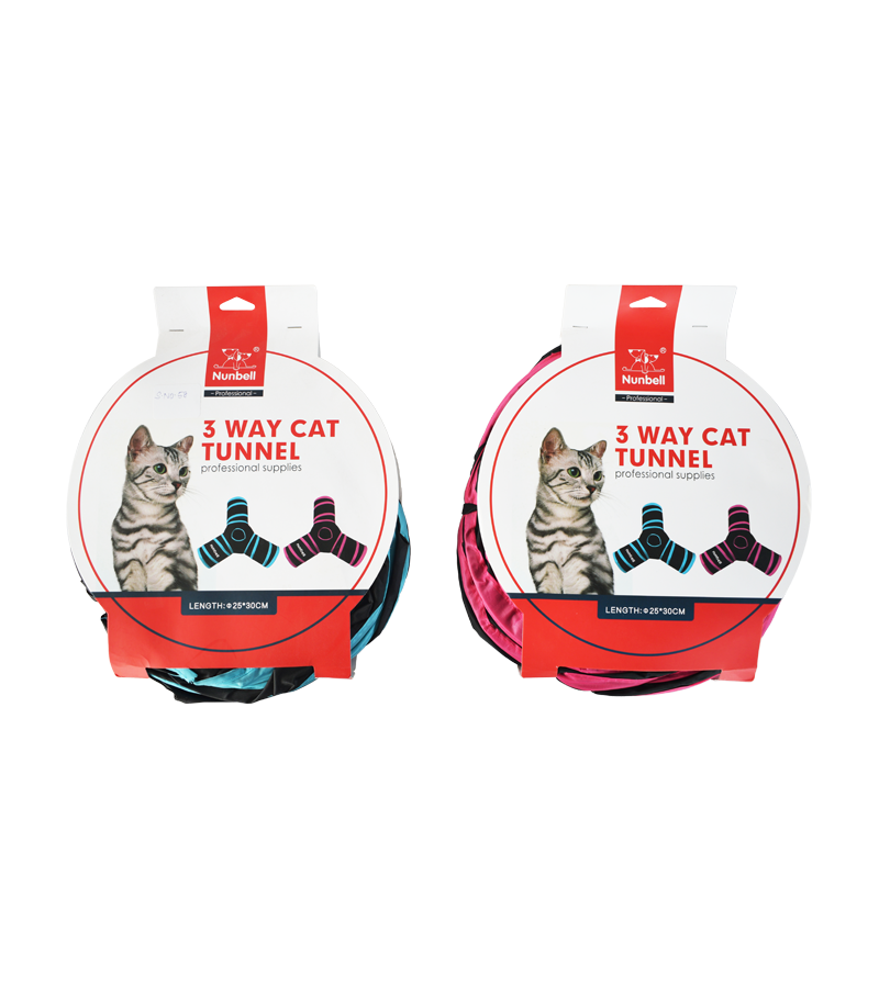 Nunbell Cat Tunnel (3 Way)