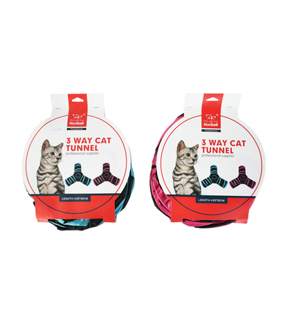 Nunbell Cat Tunnel (3 Way)