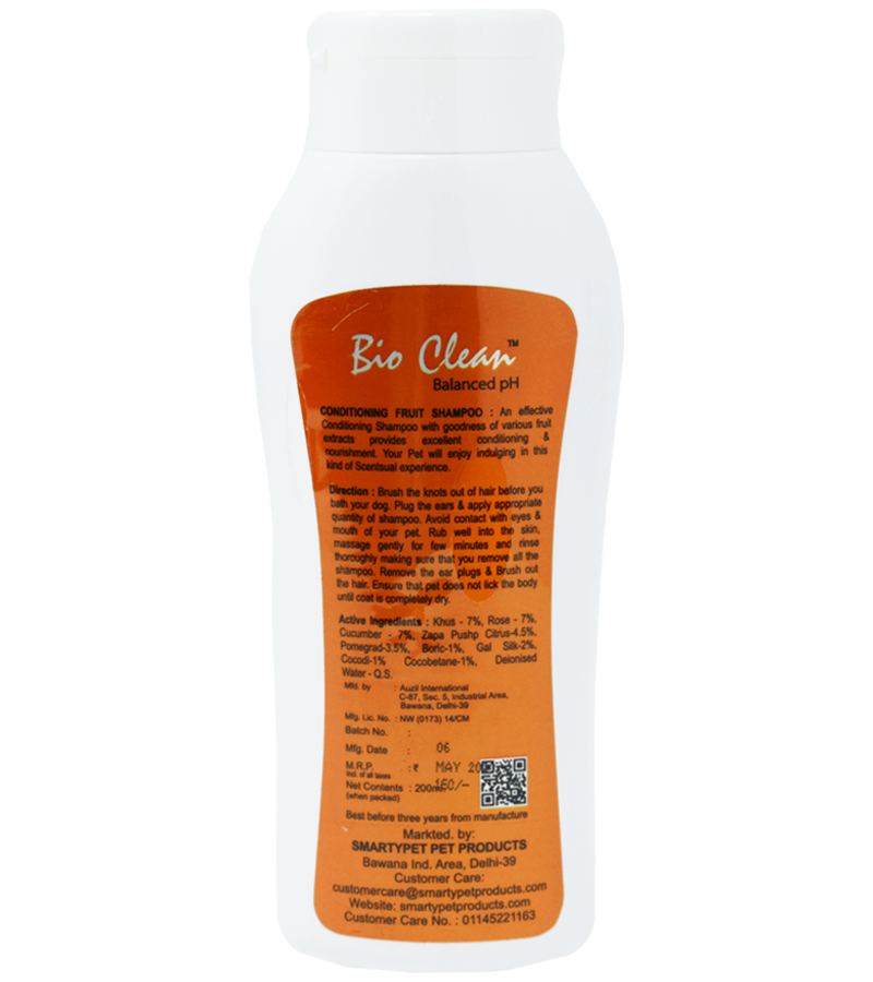 Bioclean Shampoo - 200ml (Fruit)