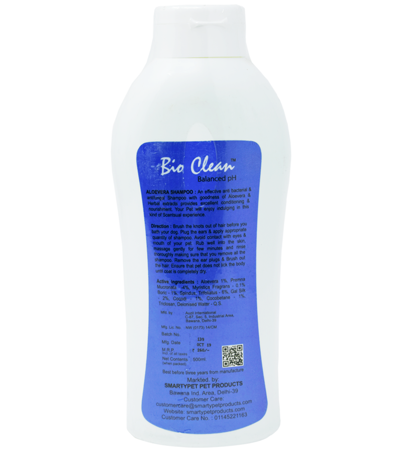 Bioclean Shampoo - 500ml (Aloe Vera)