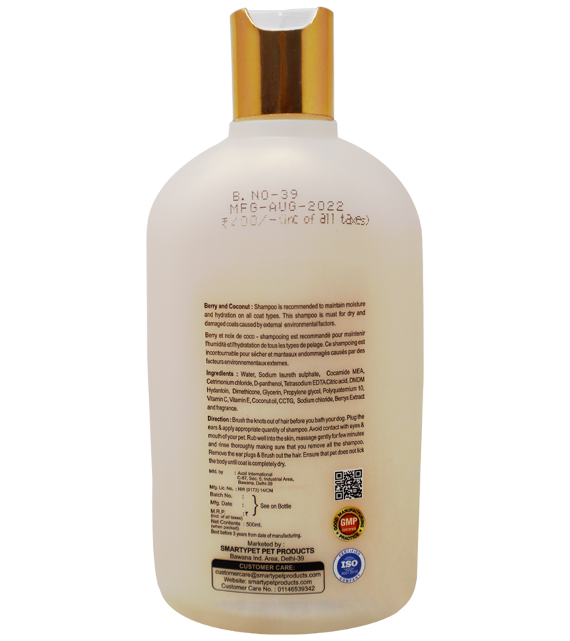 Oh My Dog Shampoo - 500ml (Berry & Coconut)