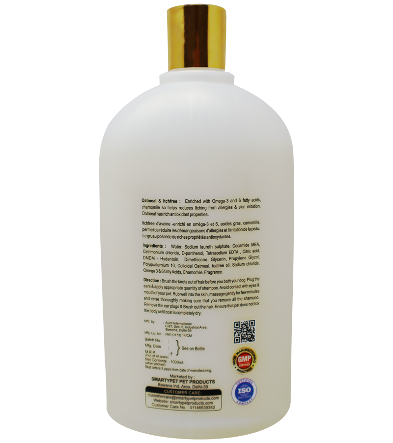 Oh My Dog Shampoo - 1000ml (Oatmeal & Itch Relief)