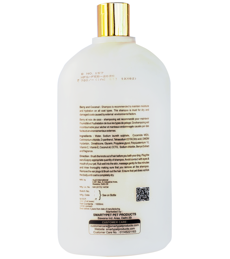 Oh My Dog Shampoo - 1000ml (Berry & Coconut)