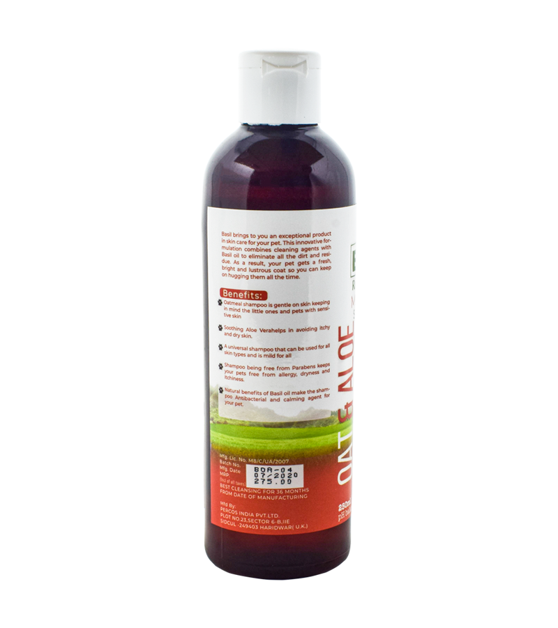 Basil Oat & Alovera Shampoo (250 ml)