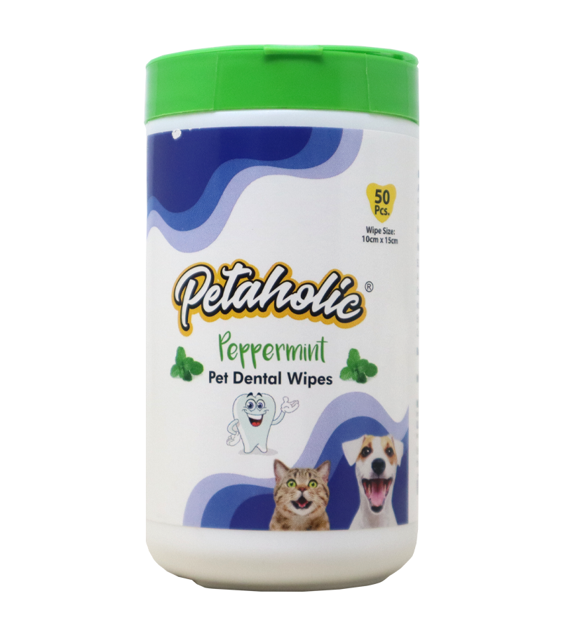 Petaholic Dental Wipes (Peppermint)