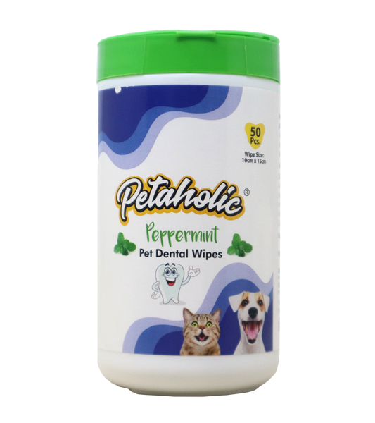 Petaholic Dental Wipes (Peppermint)