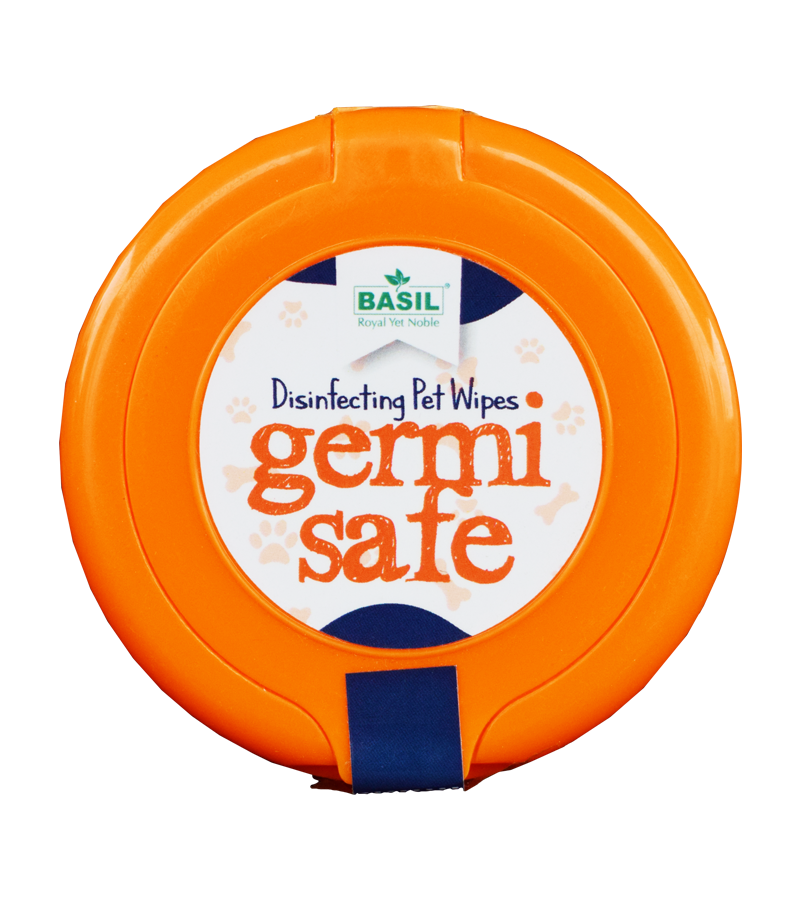 Basil Germi Safe Pet Wipes Jar