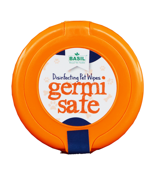 Basil Germi Safe Pet Wipes Jar