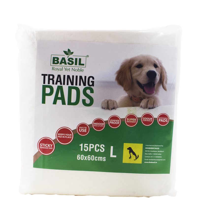 Basil Training Pad - 60x60 (15 pads) New