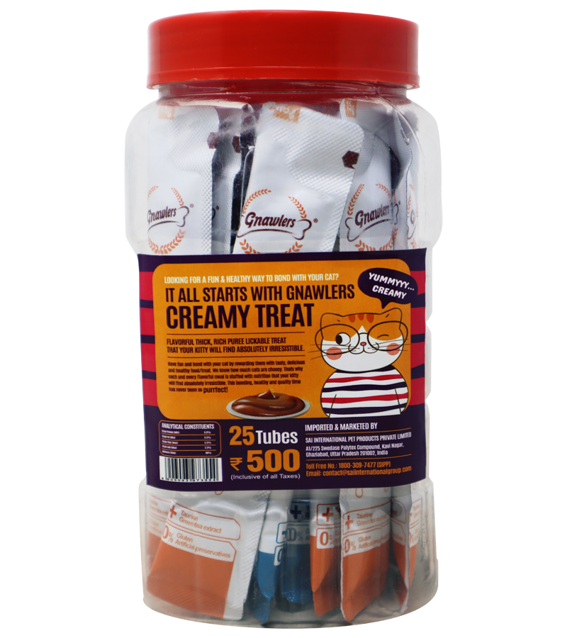 Cat Creamy Treats Jar (20 Tubes)