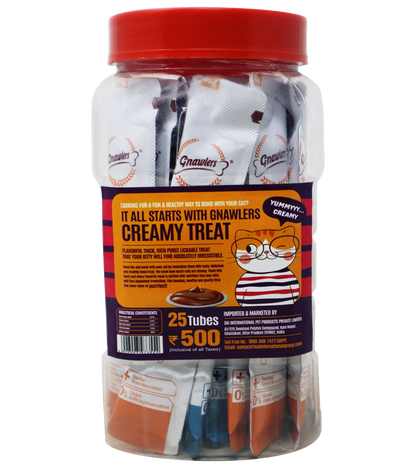 Cat Creamy Treats Jar (20 Tubes)