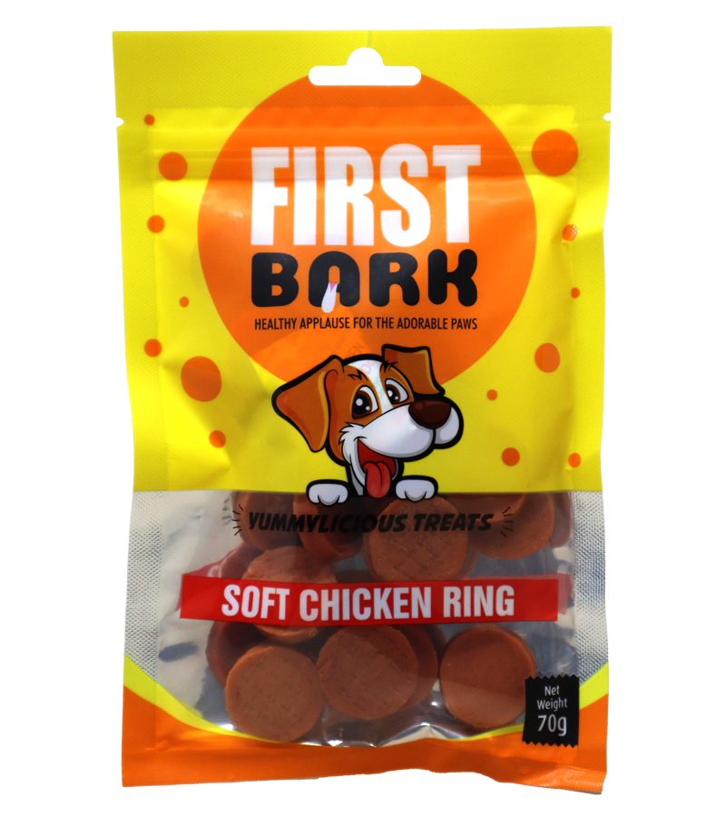 First Bark Soft Chicken Ring (70 gm)