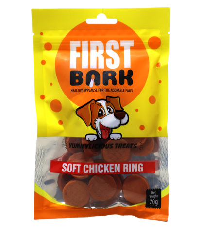 First Bark Soft Chicken Ring (70 gm)