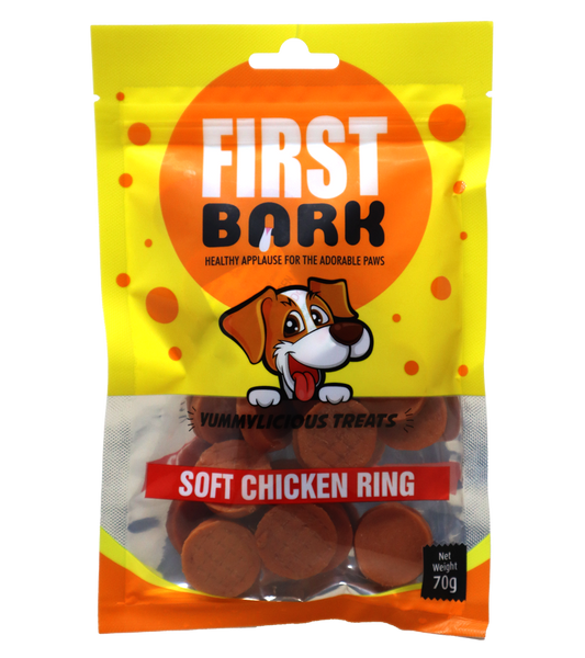 First Bark Soft Chicken Ring (70 gm)