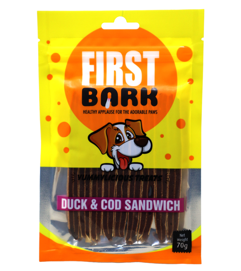 First Bark Duck & Cod Sandwich (70 gm)