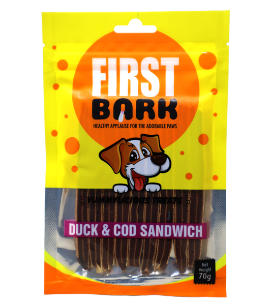 First Bark Duck & Cod Sandwich (70 gm)