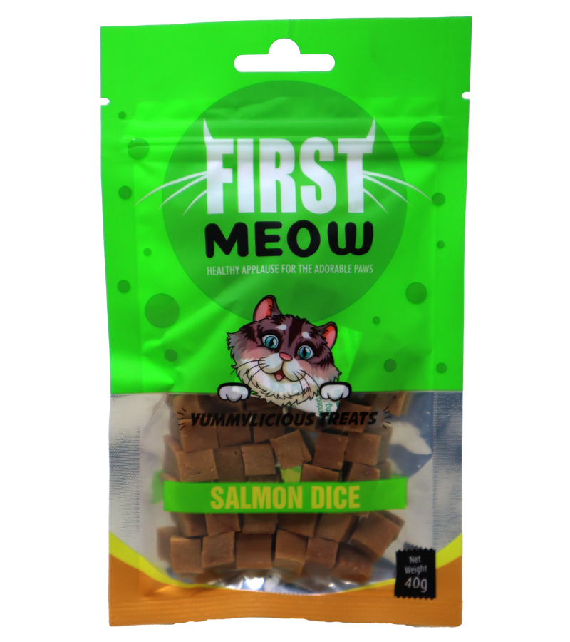 First Meow Salmon Dice (40 gm)