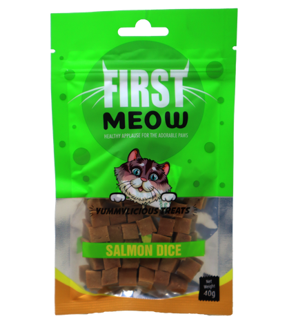 First Meow Salmon Dice (40 gm)