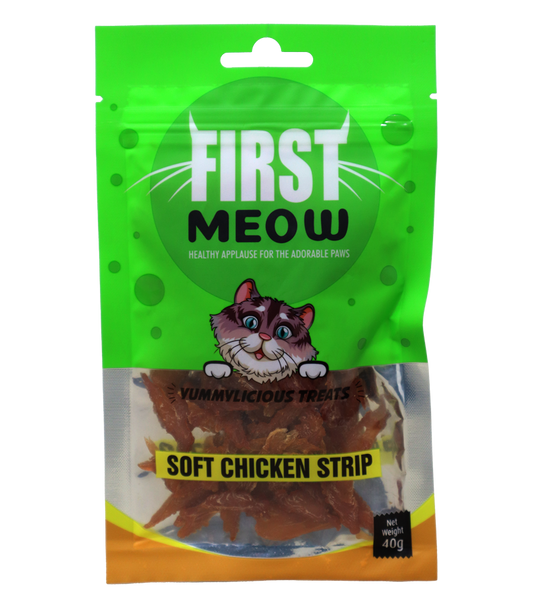 First Meow Soft Chicken Strip (40 gm)