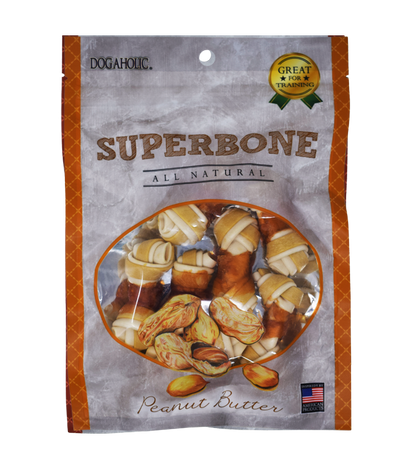 Dogaholic Super Bone Peanut Butter