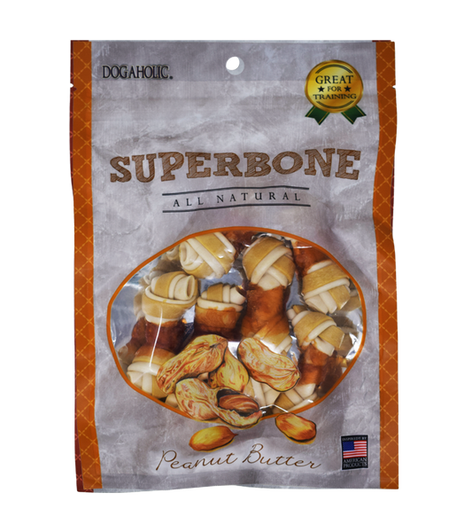 Dogaholic Super Bone Peanut Butter