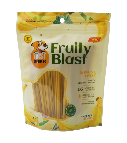 First Bark Fruity Blast Banana Twist (225 gm)