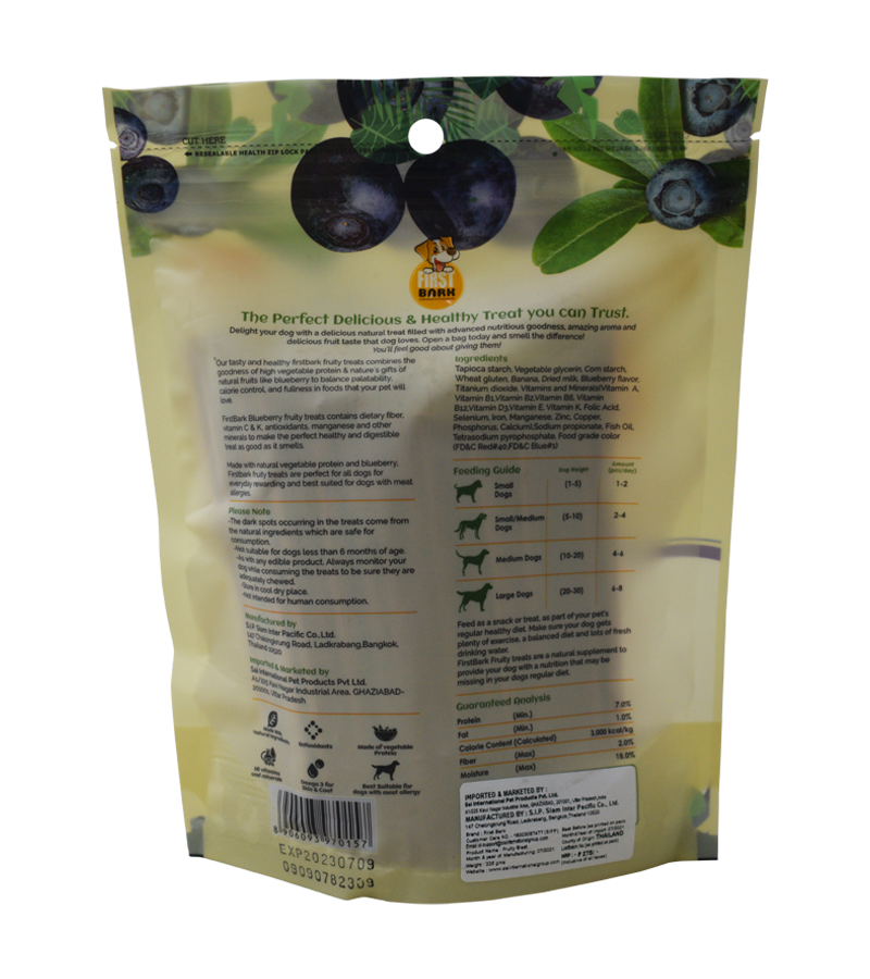 First Bark Fruity Blast Blueberry Zing (225 gm)