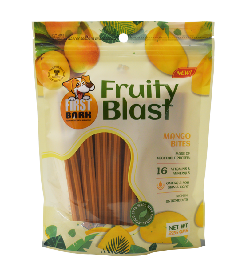 First Bark Fruity Blast Mango Bites (225 gm)