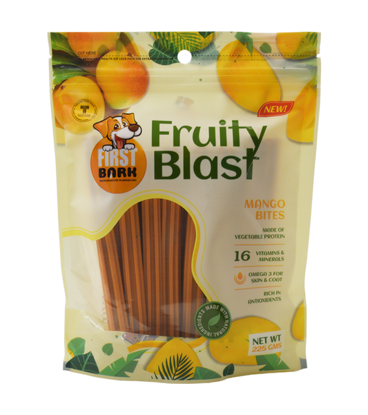 First Bark Fruity Blast Mango Bites (225 gm)